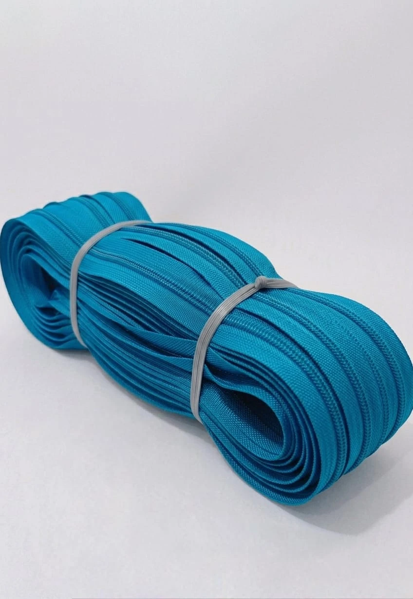 Zip (Chain-5 no.)- sky blue (pack of 5 meter)
