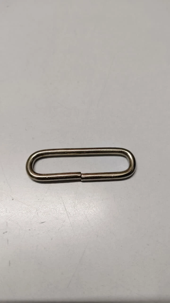 Belt Ring (Oval ring -1 .5 inch)-silver (pack of 5 piece)