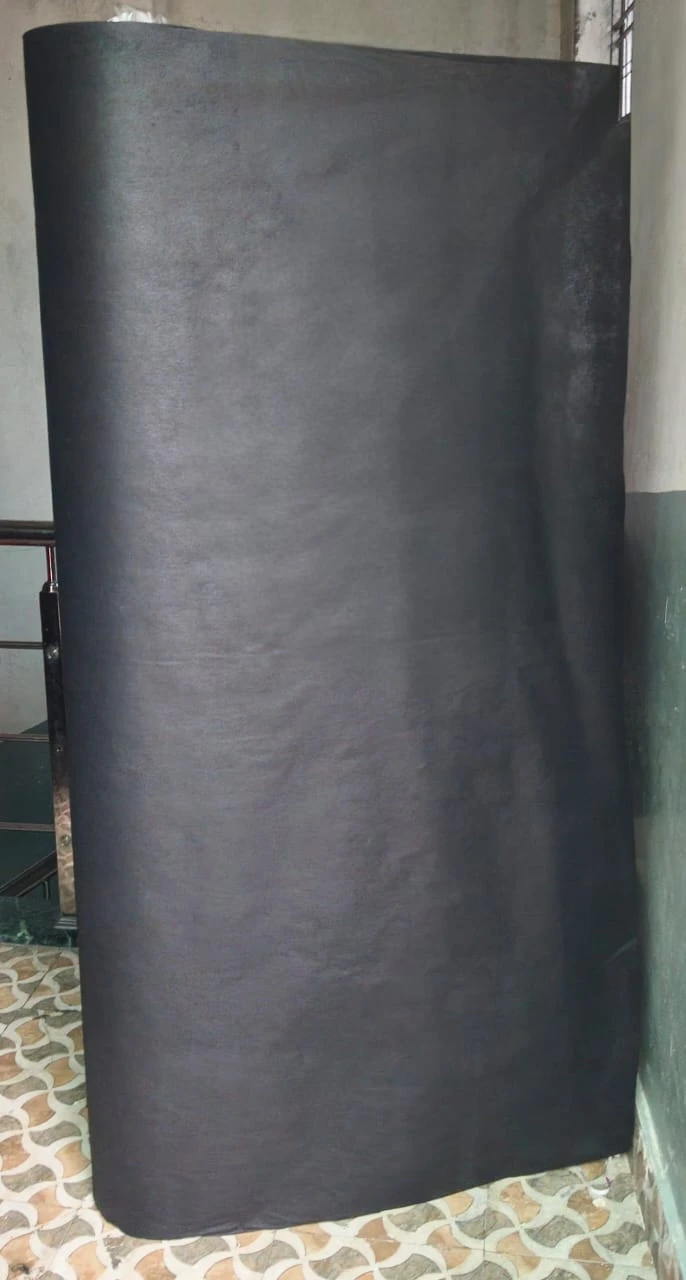 Non-woven (60 inch pana-90 GSM)-  Black color (1 meter)