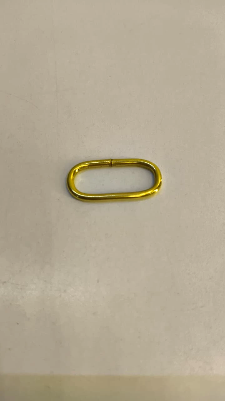 Belt Ring (Oval ring -1 inch)-golden (pack of 5 piece)