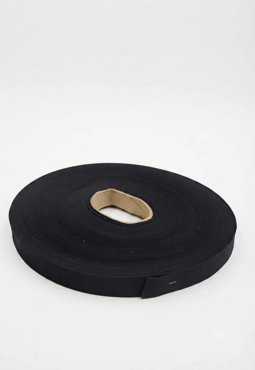 Non-woven patti (strip- 1 inch)-Black (pack of roll)
