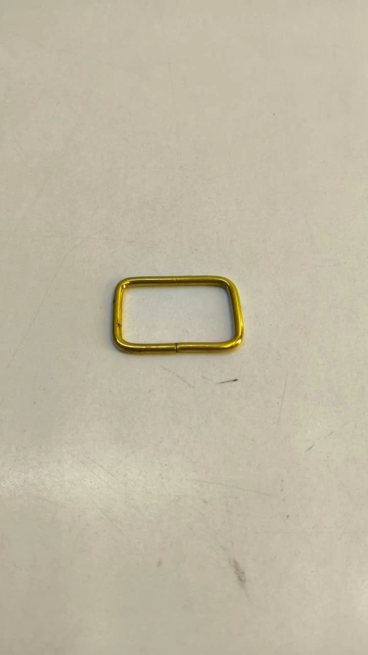 Belt Ring (Rectangle ring -1 inch)-golden (pack of 5 piece)
