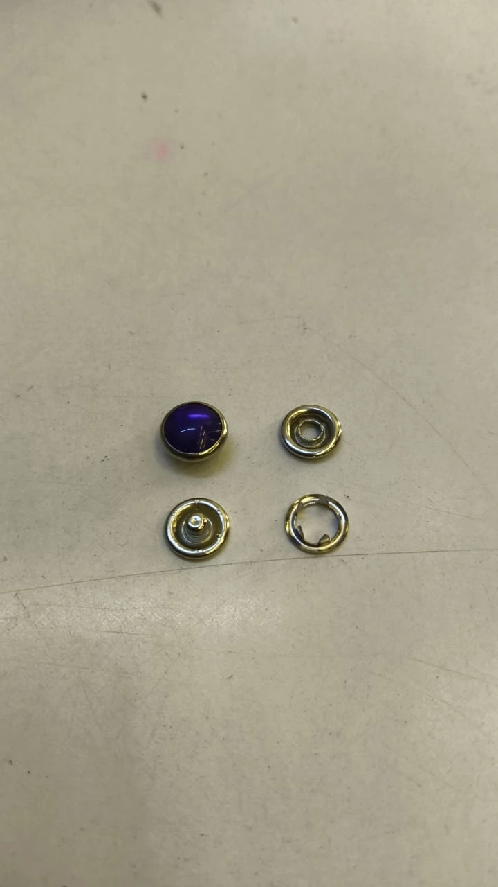 Button (snap button-medium)- blue (pack of 5 piece)