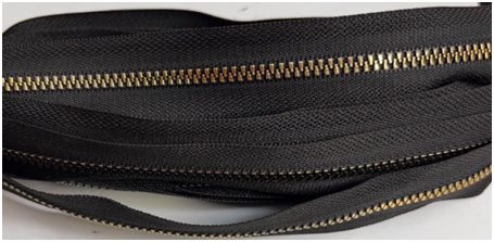 Zip  Black and Gold color 7 Number ( pack of 7 meter )