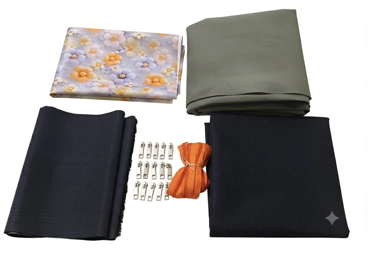 Pencil Pouch / Multipurpose Pouch Kit (Pack of 6 Items)