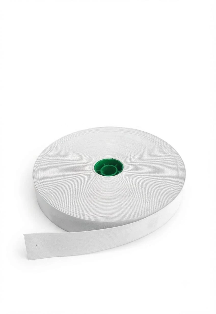Elastic Roll (elastic band- 1 inch)-White (1 Roll)