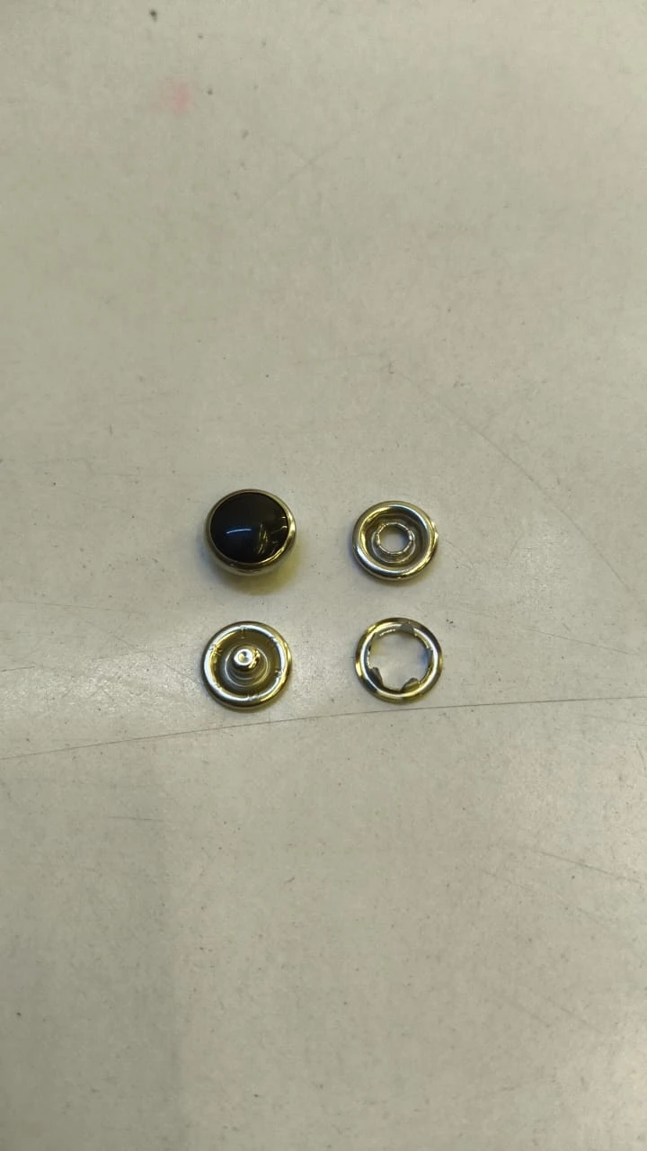 Button (snap button-medium)- black (pack of 5 piece)