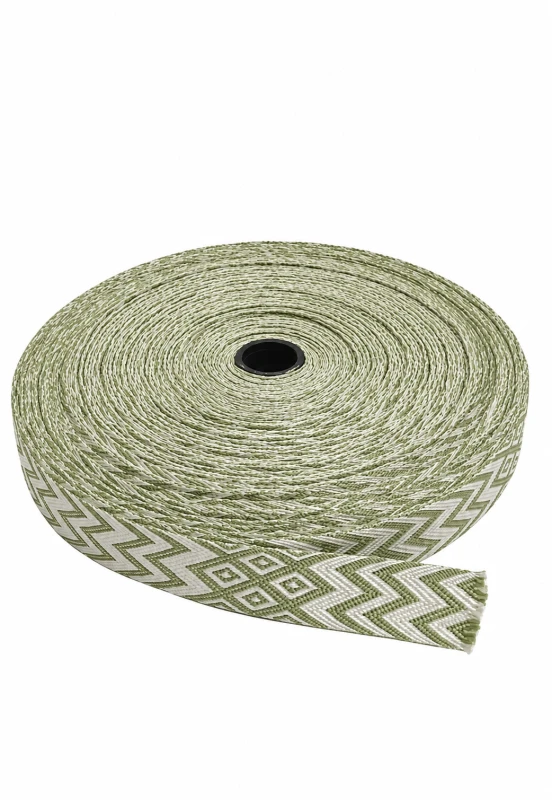 Belt (niwar strip- 1.5 inch)-  sage green (pack of 5 meter)