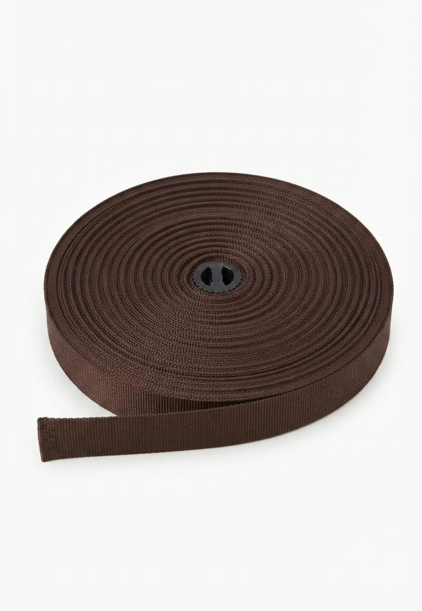 Belt Roll (niwar strip- 1 inch)- brown (1 roll)
