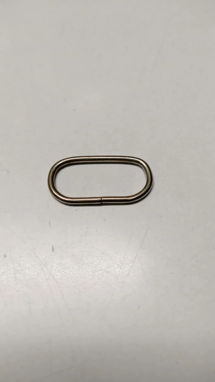 Belt Ring (Oval ring -1 inch)-silver (pack of 5 piece)